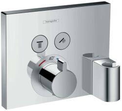 Hansgrohe Termostat pentru dus hansgrohe ShowerSelect, crom, 2 consumatori, design modern (55570681)