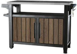 Keter UNITY XL 207 l grillasztal Walnut