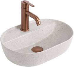 Rea Aura 42 pultra ültethető mosdó 42x30 cm, homok REA-U3226 (REA-U3226)