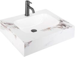 Rea Aresa Cold Jade 60 mosdó 60x50 cm, márvány mintás REA-U9975 (REA-U9975)