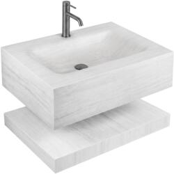 Rea Apollo Muralto Roma 70 mosdó polccal 70x50 cm, márvány mintás KPL-U9994 (KPL-U9994)