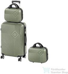 Leziter TraveLux Pro XIII gurulós bőrönd szett olajzöld LTRPBS-XIII-OG (LTRPBS-XIII-OG)