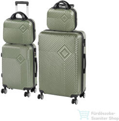 Leziter TraveLux Pro XXIII gurulós bőrönd szett olajzöld LTRPBS-XXIII-OG (LTRPBS-XXIII-OG)