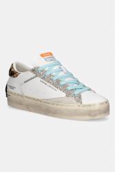 Crime London bőr sportcipő DISTRESSED PLATFORM - fehér Női 40
