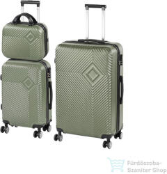 Leziter TraveLux Pro XIX gurulós bőrönd szett olajzöld LTRPBS-XIX-OG (LTRPBS-XIX-OG)