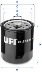 UFI Filtru ulei UFI 23.253. 00 (23.253.00) - automobilus - 50,27 RON