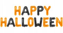 PartyPal Fólia Léggömb Happy Halloween Felirat 14 Db