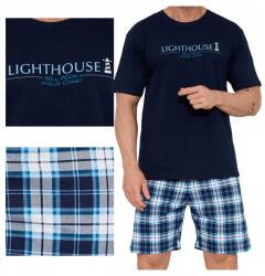 Cornette Férfi pamut rövid ujjú pizsama Lighthouse 326/215 2XL (326/215)
