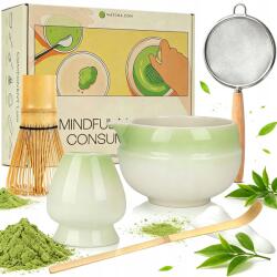  Matcha Főzőeszköz Ajándék Szett 7 Db-os, Csésze Állvánnyal (SE4F56SEGFVDERGV6)