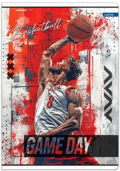 Lastva Füzet, LASTVA Game Day Basketball-P, A5, 52 lapos, kockás (FLGDBPA552K)