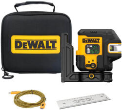 DEWALT Nivela laser cu linii in cruce DeWalt DCLE14251GB, fascicul verde, 45 /100 m, incarcare USB-C (DCLE14251GB)
