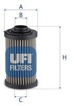 UFI Filtru, sistem hidraulic primar UFI 83.069. 00 (83.069.00)