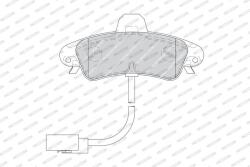 FERODO set placute frana, frana disc FERODO PREMIER FDB1753 (FDB1753)