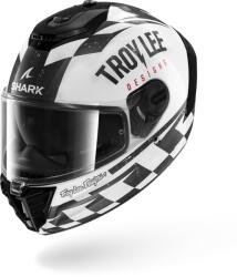 Shark Cască Moto Integrală SHARK SPARTAN RS FIBRE RACESHOP · Alb / Negru / Roșu