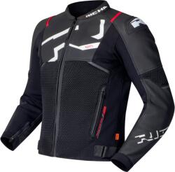 Richa Geacă Moto Bărbați din Piele Perforată RICHA STRADALE EVO · Negru / Alb