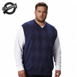 Thomas Jeans KÖTÖTT mellény sötétkék 0402.3003 (Méret 7XL)