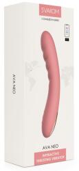 SVAKOM Ava Neo Vibrator cu Thrust și Control prin Aplicație, Cornflower Albastru - Roz intens , 19.6 , 2, 6-3, 2 cm Vibrator