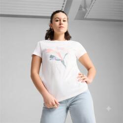 PUMA GRAPHICS Branded Leaf Tee S | Femei | Tricouri | Alb | 685082-02