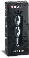 Mystim O(h! )-thello Dildo Oval Bipolar pentru Electro-Stimulare, 14 cm