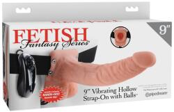 Fetish Fantasy Series Fetish Fantasy 7 Inch Hollow Strap-On Vibrator Realist cu Ham Reglabil, 24 cm