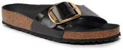 Birkenstock Madrid Sandale Casual Damă Din Piele Shine Negru Regular Fit 1022541 (1022541)