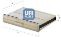 UFI Filtru, aer habitaclu UFI 53.631. 00 (53.631.00)