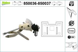 VALEO Mecanism actionare geam VALEO 850037 (850037)