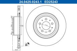 ATE Disc frana ATE 24.0425-0243.1 (24.0425-0243.1) - automobilus
