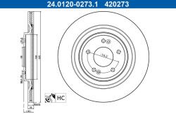 ATE Disc frana ATE 24.0120-0273.1 (24.0120-0273.1) - automobilus
