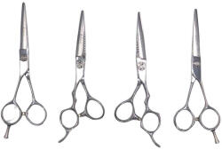 Raywell 5, 5" Fodrászollók, Bal- és Jobbkezes, Raywell logózott, elegáns bőrtokkal (5, 5" Balkezes Olló, Raywell Logózott)