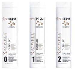 Raywell Plex Perm Dauer +keratinnal - Plex Dauer 0 - Természetes, és vastagszálú hajra (250 ml)