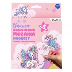 Starpak Set creativ cu diamante, mozaic, Starpak, Unicorn