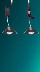 Philips Cilantro fekete LED mennyezetbe építhető lámpa (PHI-8721103037978) LED 1 izzós IP20 (8721103037978)