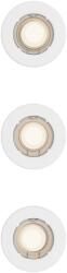 Philips Peridot 3-pack fehér mennyezetbe építhető lámpa szett (PHI-8721103037077) GU10 3 izzós IP20 (8721103037077)