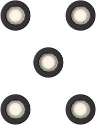 Philips Peridot 5-pack fekete mennyezetbe építhető lámpa szett (PHI-8721103037152) GU10 5 izzós IP20 (8721103037152)
