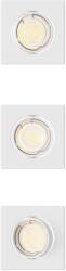 Philips Peridot 3-pack fehér mennyezetbe építhető lámpa szett (PHI-8721103037015) GU10 3 izzós IP20 (8721103037015)