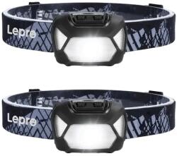 LEPRO 2 darabos LEPRO 320015-2 típusú, 200 lumenes, akkumulátoros fejlámpa szett (320015-2)