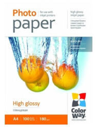 ColorWay Fotópapír, magasfényű (high glossy), 180 g/m2, A4, 100 lap