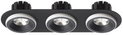 Rendl light studio SHARM R III süllyesztett lámpa fekete/fehér 230V LED 3x10W 24° 3000K (R14577)