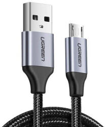 UGREEN USB-Micro USB kábel, QC 3.0, 2.4A, 1.5m (fekete)