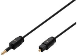 USE Home 51225 Toslink-Mini Toslink csatlakozókábel, optikai kábel, 2 méter (51225)
