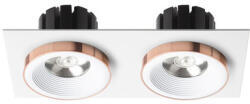 Rendl light studio SHARM SQ II zápustná bílá měď 230V LED 2x10W 24° 3000K (R13255)