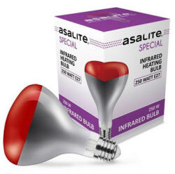 Asalite Infra Izzó R125 E27 250W Piros (ASA2273716107)