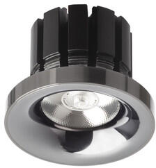 Rendl light studio SHARM PLUS süllyesztett lámpa fekete króm 230V LED 10W 24° 3000K (R13234)