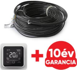 Falcon U-HEAT Cable elektromos fűtőkábel 320 W - 18, 5 méter (18 W/m) + WI-FI Control Touch szobatermosztát szett (falconset3.3)