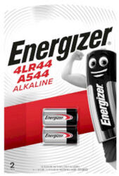 Energizer Alkáli elem LR44 | 6 V DC | 140 mAh | 2 - Buborékfólia | Ezüst / Fekete (EN-639335)