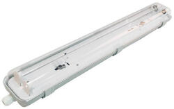 Asalite Prémium IP65 Por-és Páramentes Armatúra 2x60cm T8 LED Csőre Előkészítve (2x9W fénycső nem tartozék) (ASA1618761242)
