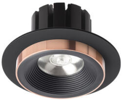 Rendl light studio SHARM R I süllyesztett lámpa fekete/fekete réz 230V LED 10W 24° 3000K (R13239)