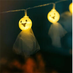 Family Halloween 56533B HALLOWEEN-I LED-ES FÉNYFÜZÉR, SZELLEM (56533B)