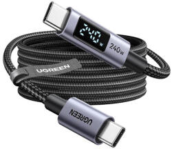 UGREEN L530 USB-C kábel, PD 240W, 480Mbps, 2m (fekete)